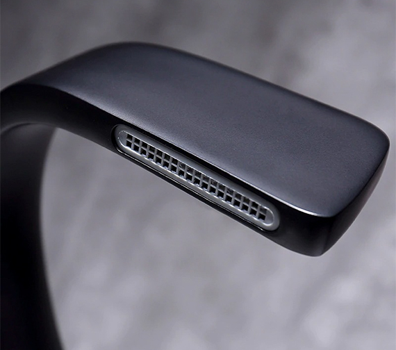 Swan Basin Mixer Matte Black Gold Handle Code 0268