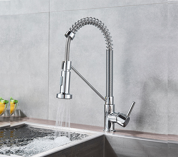 Kitchen Spring Mixer Chrome Double Code 0233c