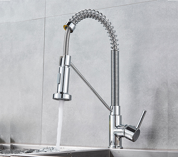 Kitchen Spring Mixer Chrome Double Code 0233c