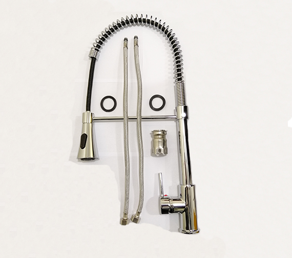 Pullout Spring Mixer Chrome Code 0234c