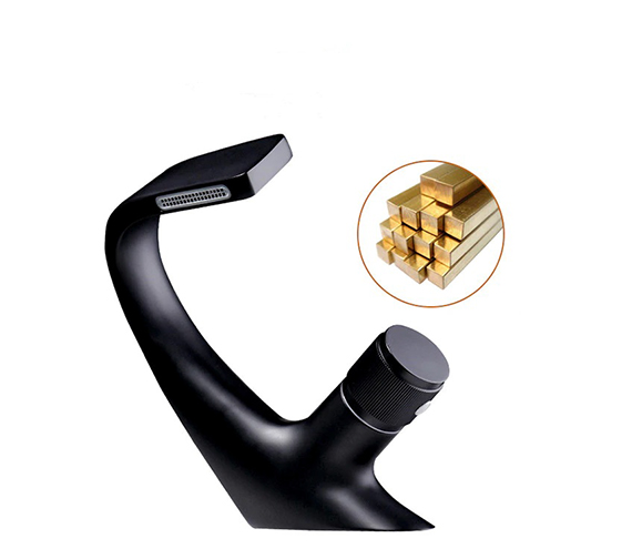 Swan Basin Mixer Matte Black