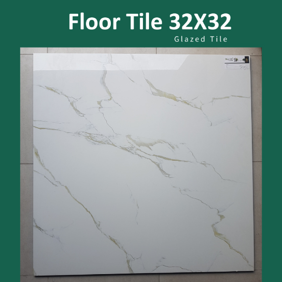 32 X 32 Glazed Floor Tile Nature
