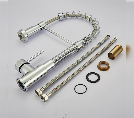 Kitchen Spring Mixer Chrome Double Code 0233c