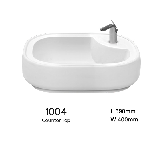 1004 Counter Top Dell Sanitary Ware