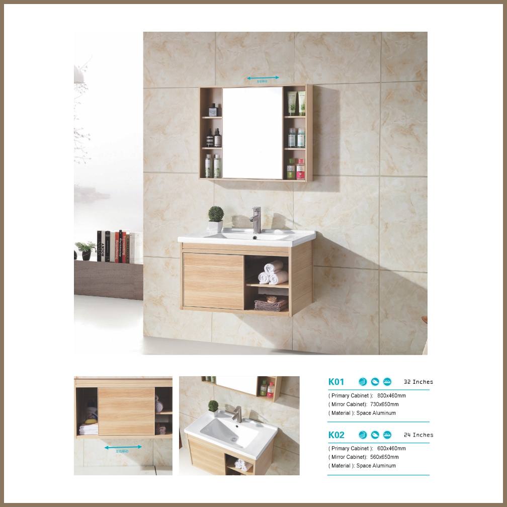 Bathroom Vanity - K01 Aluminum