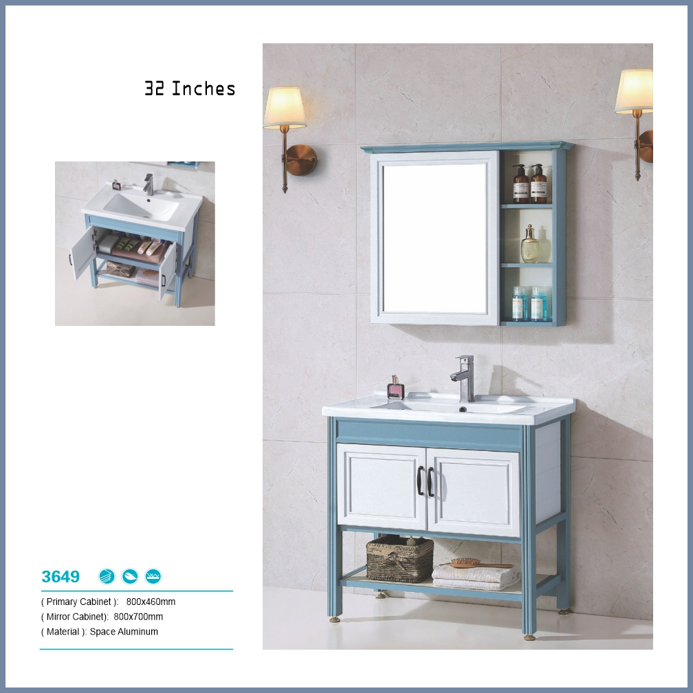 Bathroom Vanity - 3649 Aluminum
