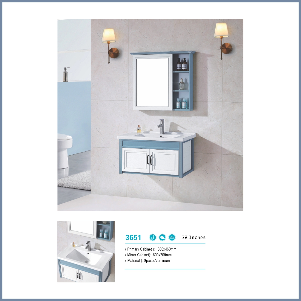 Bathroom Vanity - 3651 Aluminum