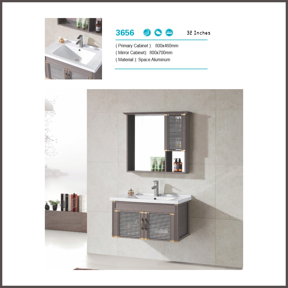 Bathroom Vanity - 3656 Aluminum