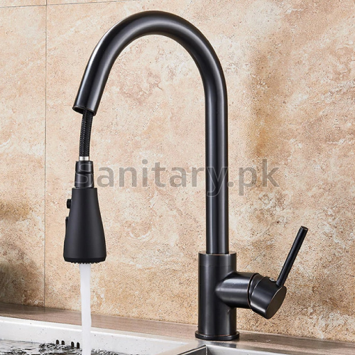 Black Kitchen Sink Mixer Pullout Code 0333b