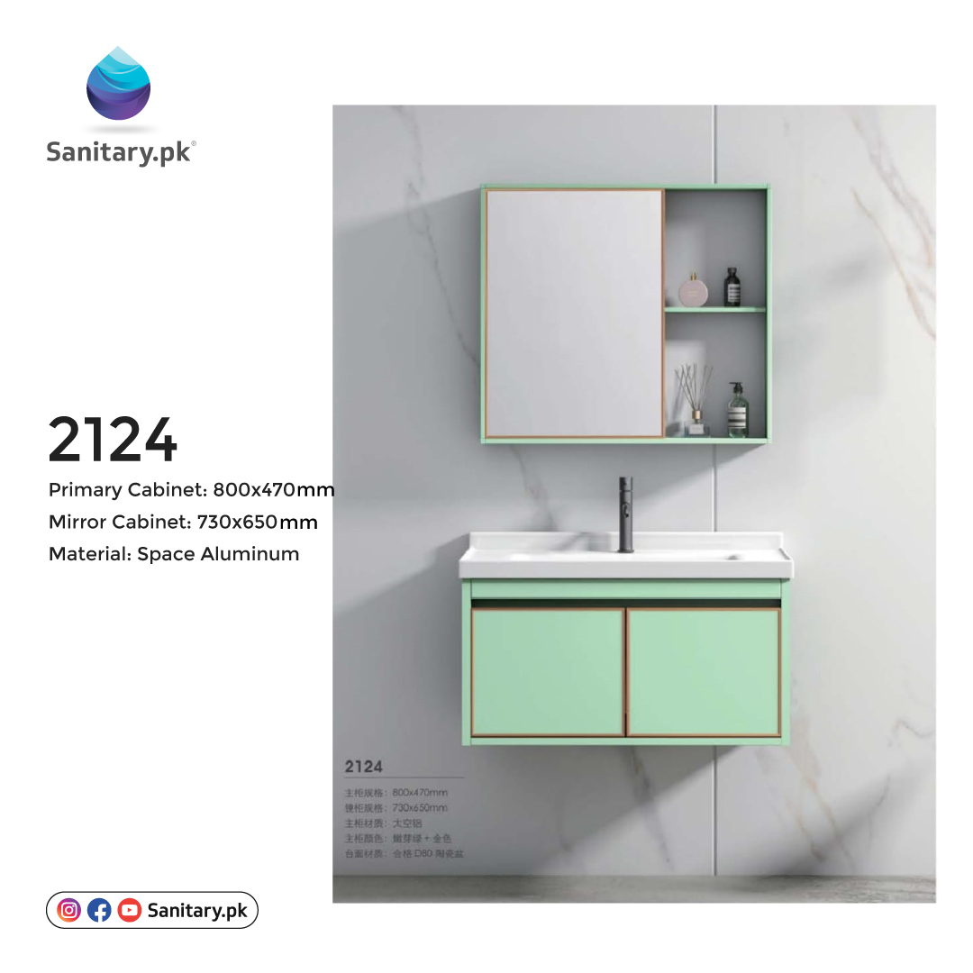 Bathroom Vanity - 2124 Aluminum