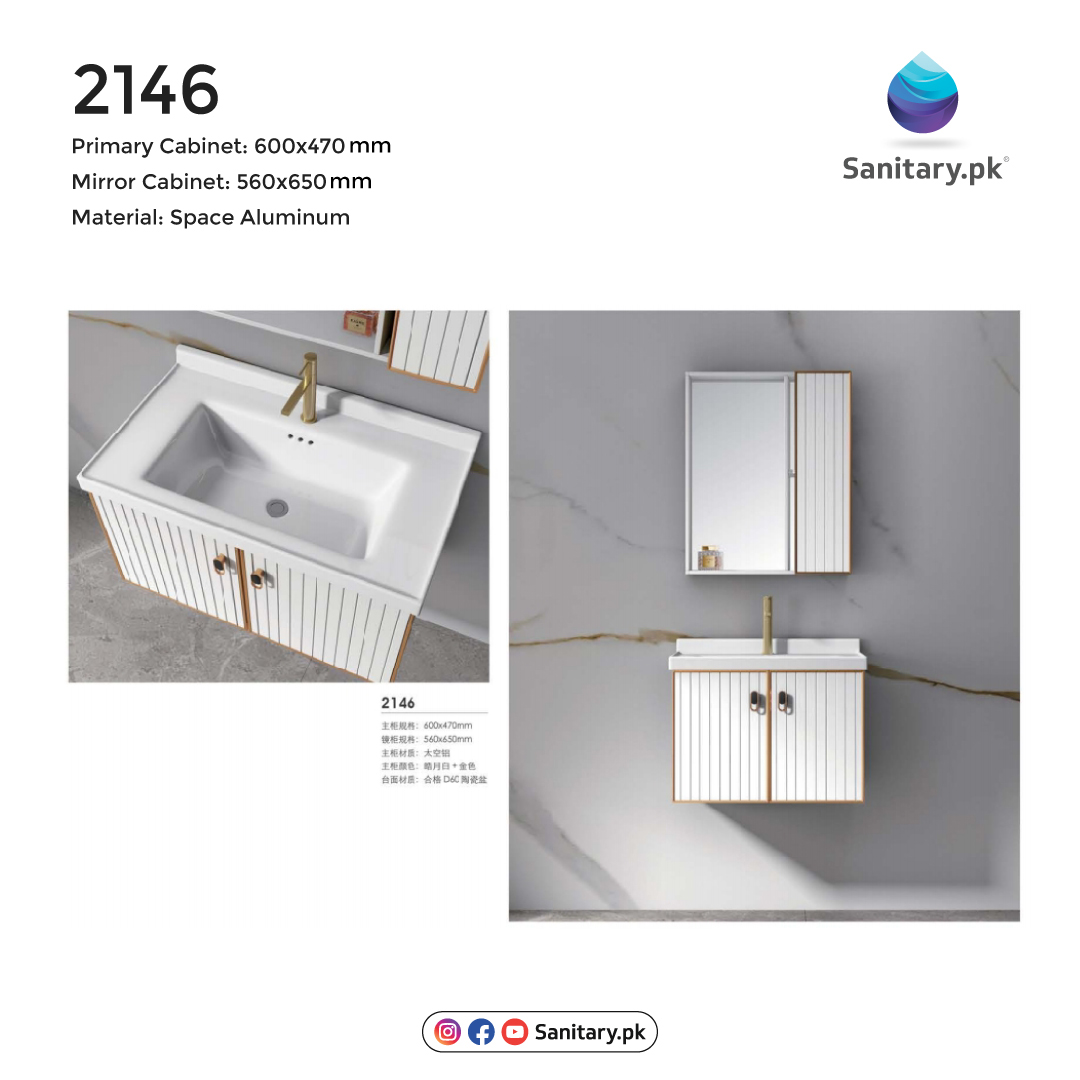 Bathroom Vanity - 2146 Aluminum