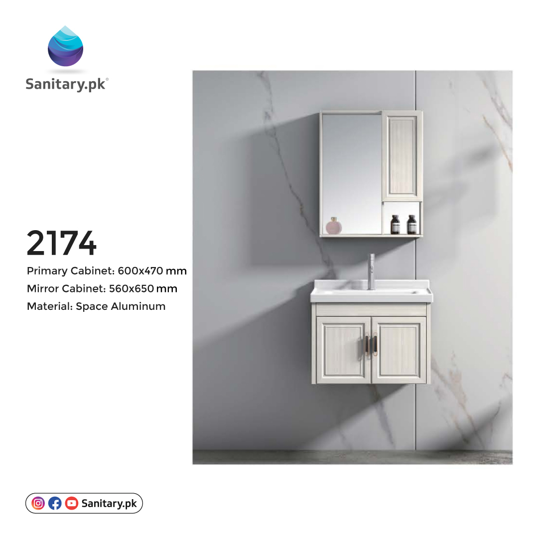 Bathroom Vanity - 2174 Aluminum