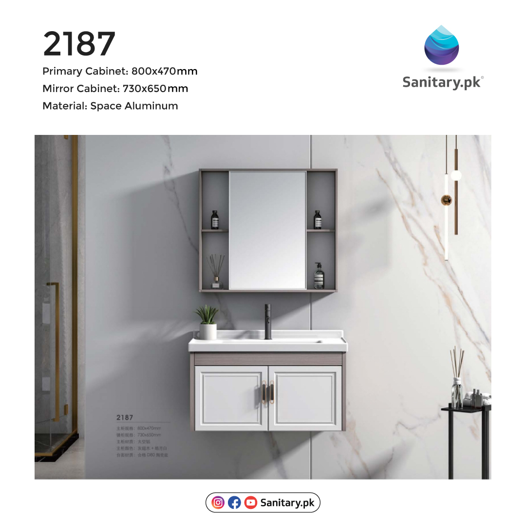Bathroom Vanity - 2187 Aluminum