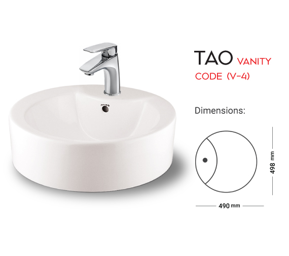 Uper Counter TAO Vanity Code V-4 Master Sanitary Ware