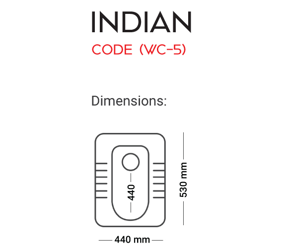 Indian Orissa WC-05 Master Sanitary Ware