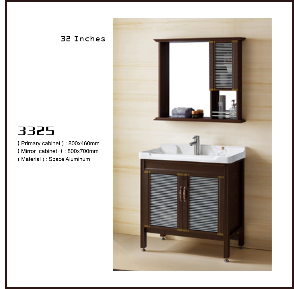 Bathroom Vanity - 3325 Aluminum