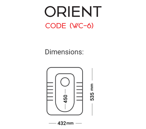 ORIENT Orissa WC-06 Master Sanitary Ware