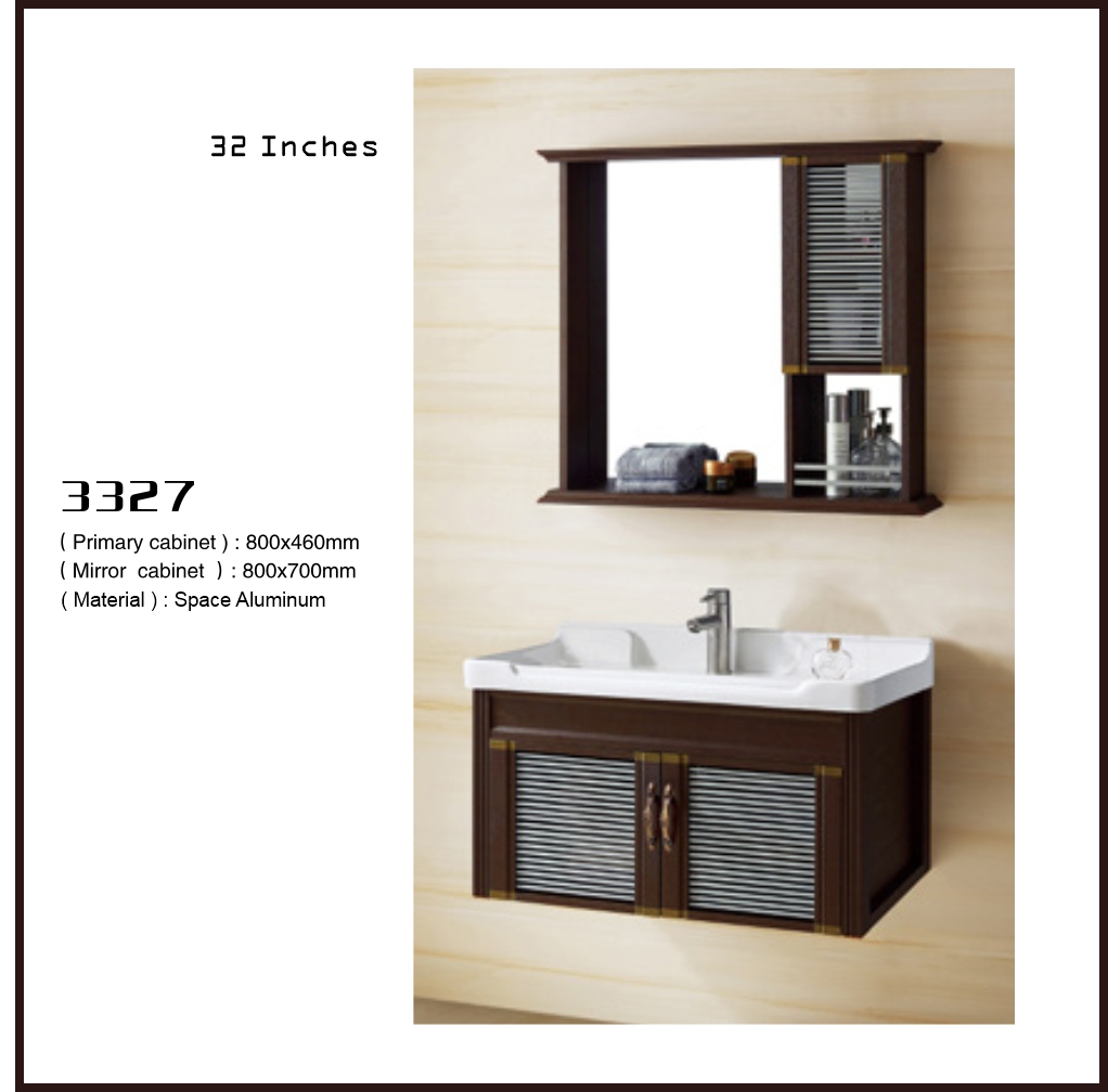 Bathroom Vanity - 3327 Aluminum