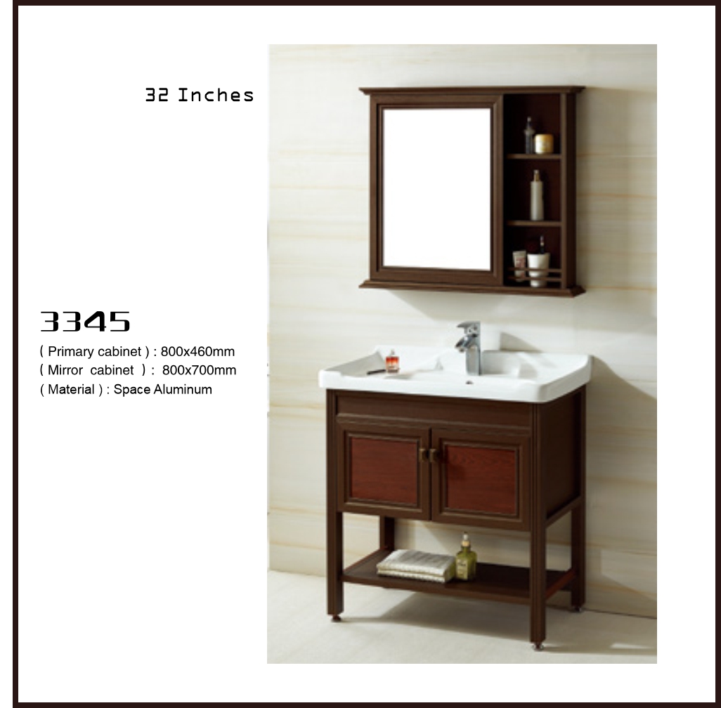 Bathroom Vanity - 3345 Aluminum