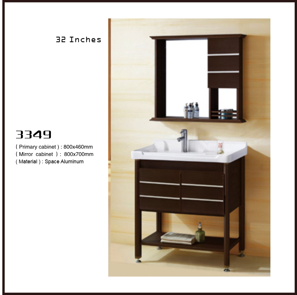 Bathroom Vanity - 3349 Aluminum