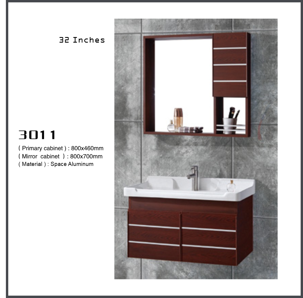 Bathroom Vanity - 3011 Aluminum