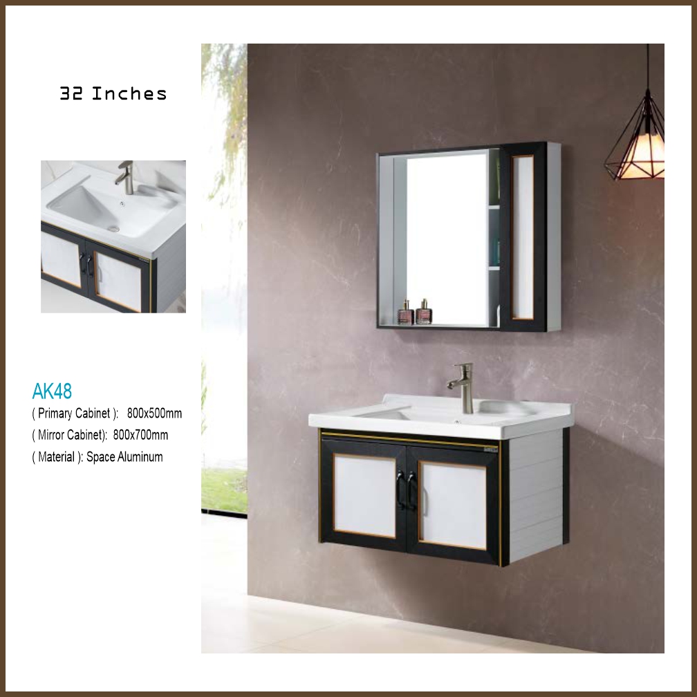 Bathroom Vanity - AK48 Aluminum