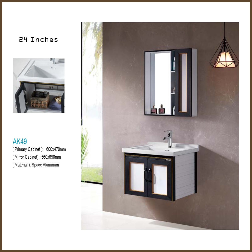 Bathroom Vanity - AK49 Aluminum