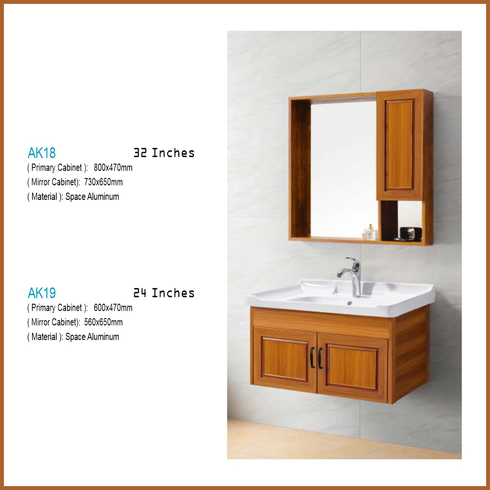 Bathroom Vanity - AK19 Aluminum