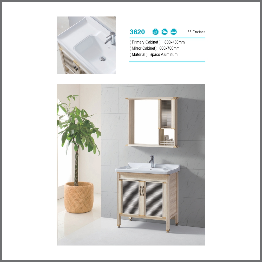 Bathroom Vanity - 3620 Aluminum