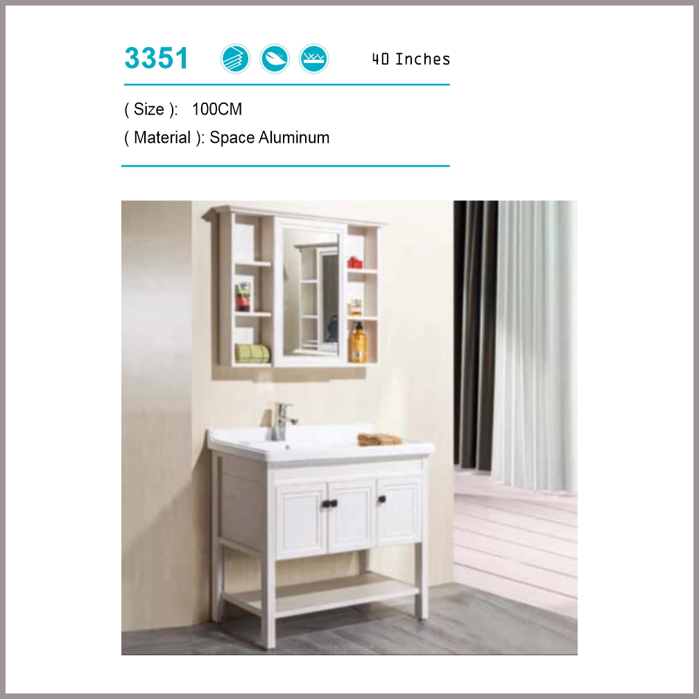 Bathroom Vanity - 3351 Aluminum