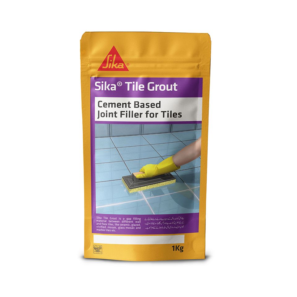 Sika Tile Grout High Quality 1Kg Joint filler for tiles Single Pouch