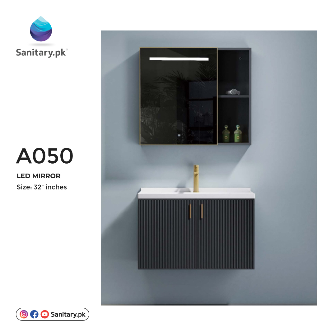 Bathroom Vanity - A050 Aluminum LED Mirror