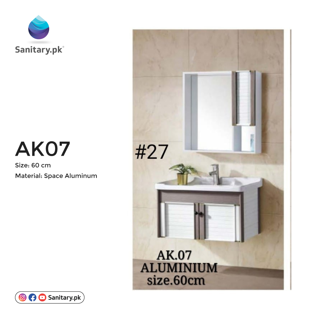 Bathroom Vanity - AK07 Aluminum