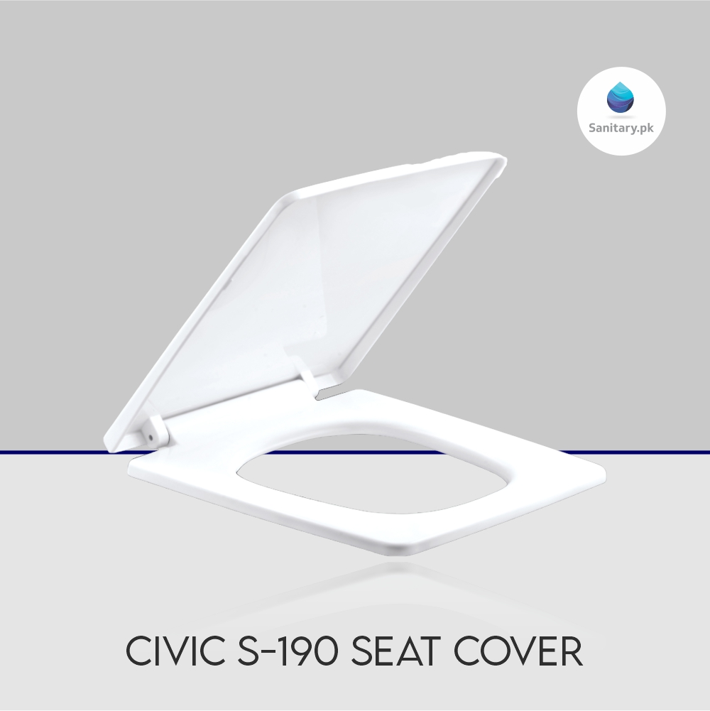 Civic Hydraulic Commode Seat Cover Detachable Code S190