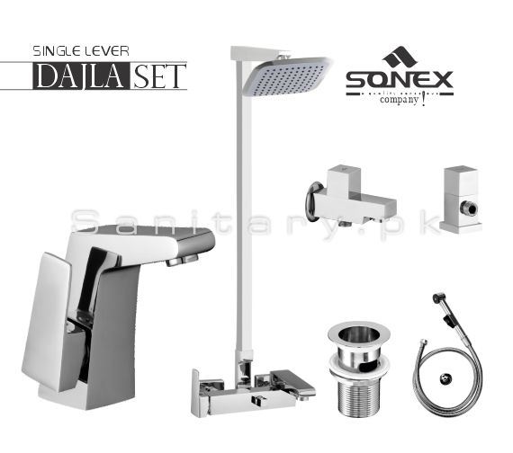 Complete Single Lever DAJLA SET S-6044-6043 SONEX