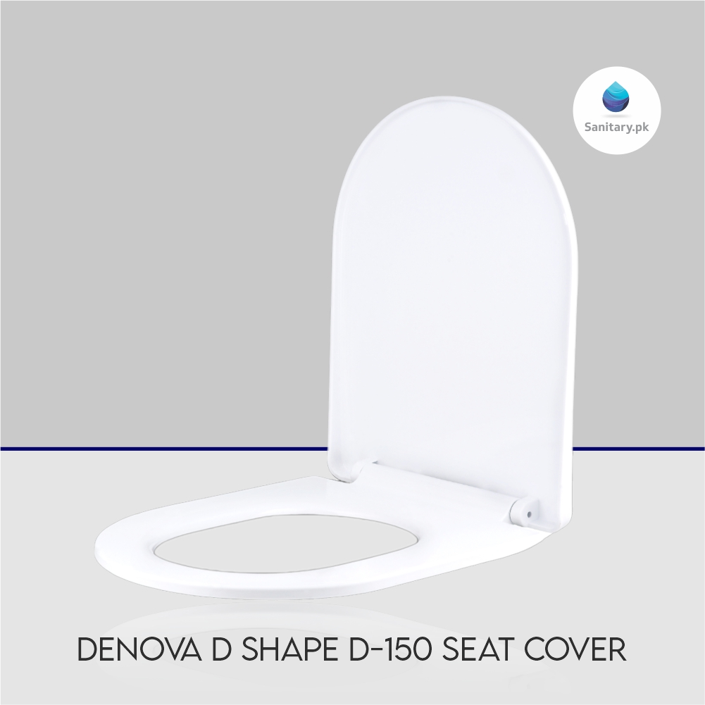 Denova D Shape Hydraulic Commode Seat Cover Detachable Code D150