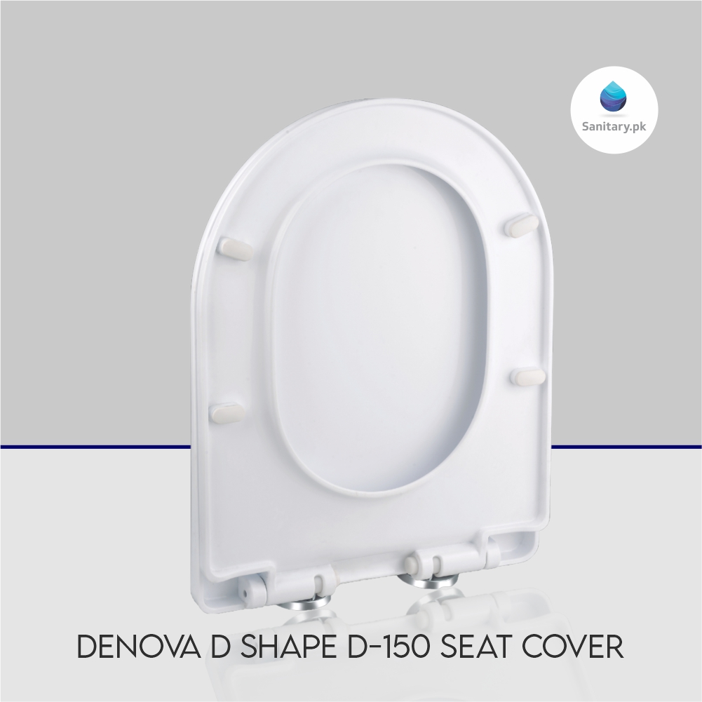 Denova D Shape Hydraulic Commode Seat Cover Detachable Code D150