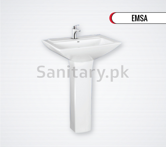 Wash Basin Pedestal  Emsa sanitary ware