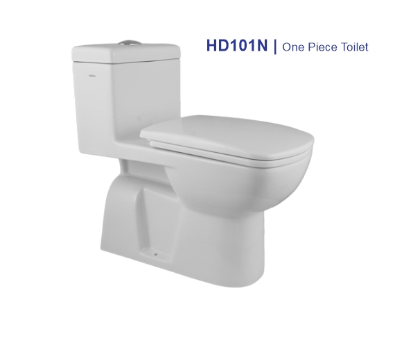 HD101N One Piece Toilet Cito with Hydraulic Seat Cover Porta