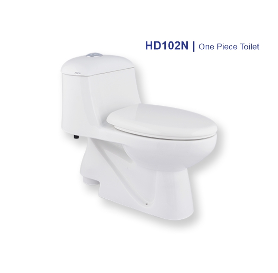 HD102N One Piece Toilet Cito with Hydraulic Seat Cover Porta