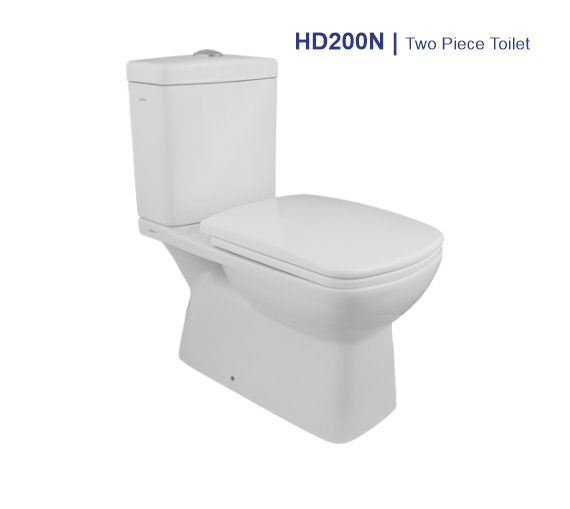 HD200N Porta Two Piece Toilet Cito with Hydraulic Seat Cover