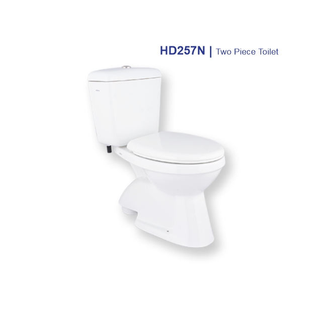 HD257N Two Piece Porta Toilet Cito with Normal Seat Cover
