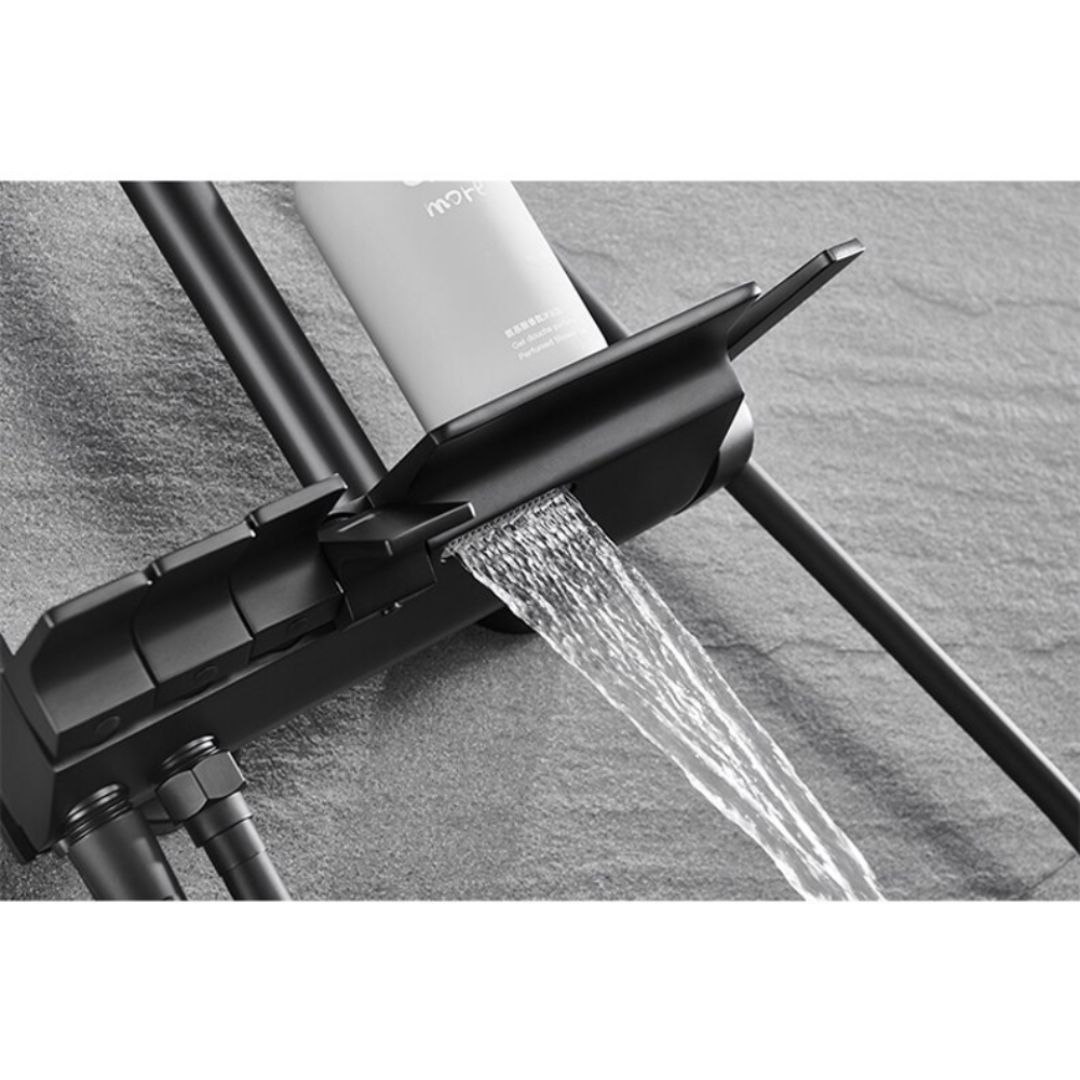 Impoted Luxury Black Shower Set 9 Pieces Brass code 255