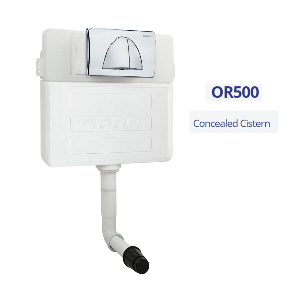 Porta without Frame Concealed Cistern Flush Tank with Push Button OR500 Model