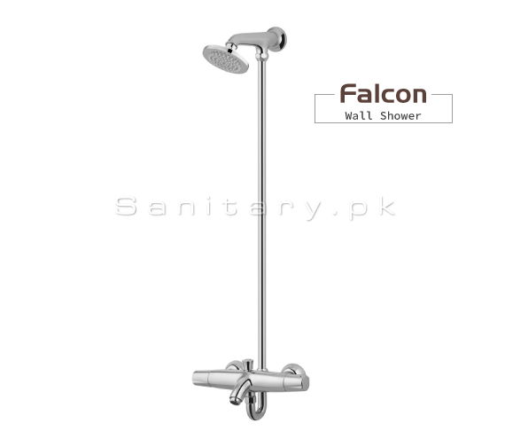 Complete Falcon Series Quarter Round Bathroom Shower Set code 5007
