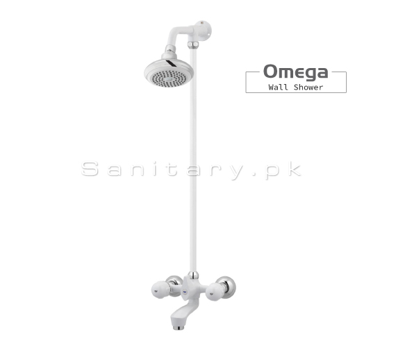 Complete Omega Series White Color Powdered Coated Full round Set code 2307
