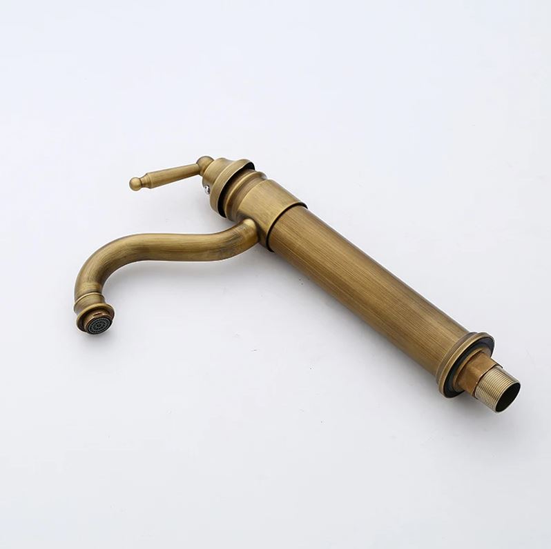 Antique Gold Bathroom Vanity Mixer Code 0092