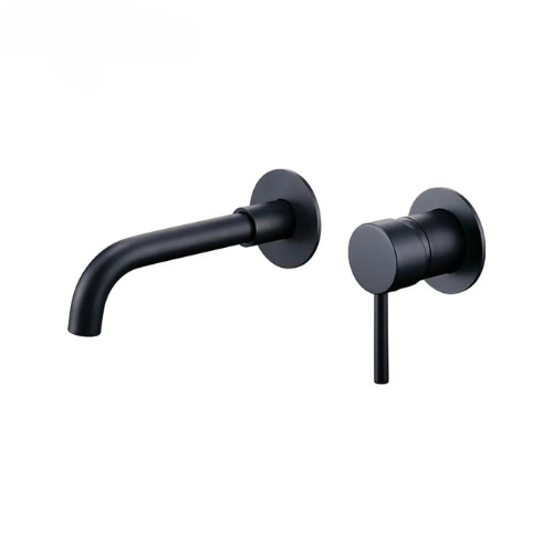 Imported Black Concealed Shower Set Goal With Concealed Basin Mixer Code 525