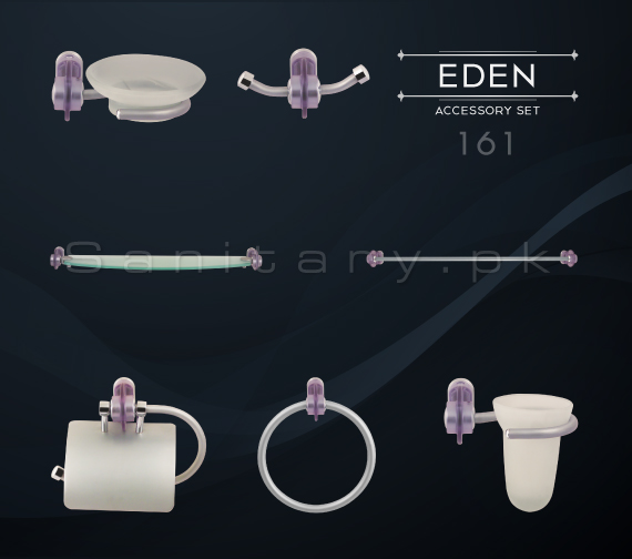 EDEN Complete Bathroom Accessory Set Code 161