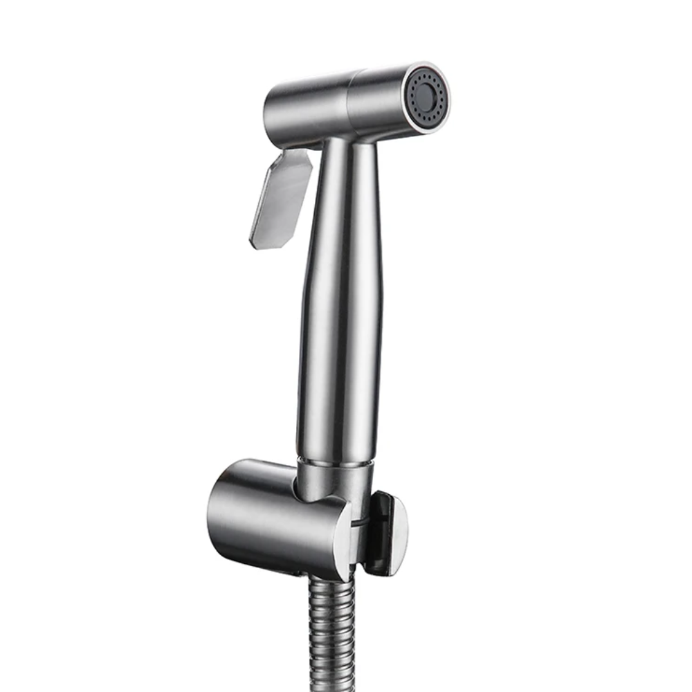 Toilet Shower Matt SS - Stainless steel With Chain Pipe code 972